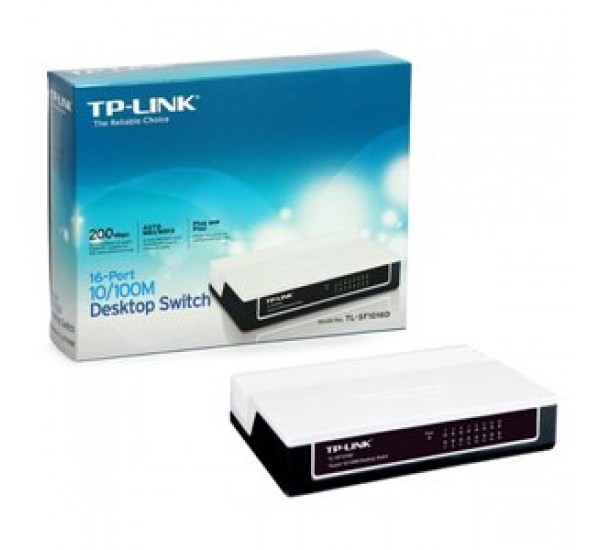 TP-Link 16-port 10/100Mbps Desktop Switch TL-SF1016D TP-Link 16-port 10/100Mbps Desktop Switch TL-SF1016D